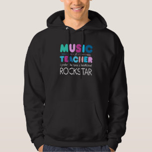 Veste À Capuche Professeur De Musique Ich Bevorge Den Terme Études