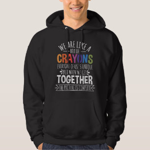 Veste À Capuche Professeur de rentrée Nous sommes comme une boîte