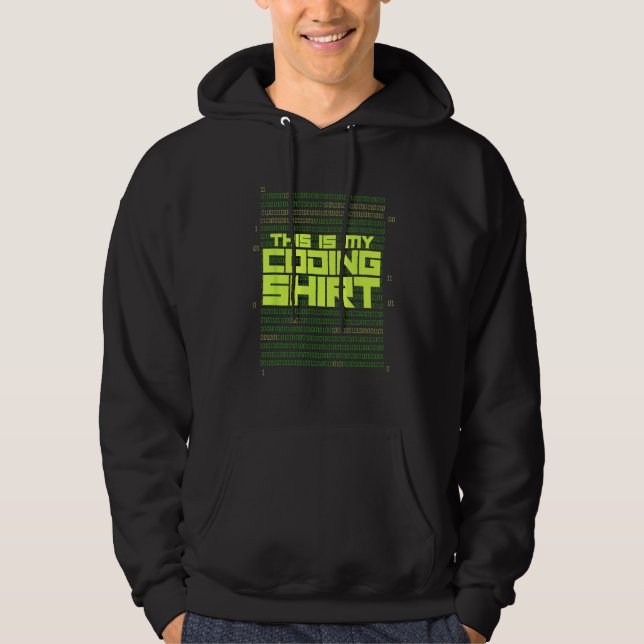 Veste À Capuche Programmeur Codeur Développeur Web C'est Mon Codag (Devant)