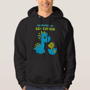 Veste À Capuche Promu Grand Cousin Garçon Dinosaure