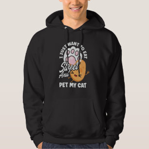 Veste À Capuche Propriétaire de chat légume patate douce