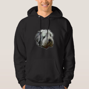 Veste À Capuche Propriétaire de chien colley barbu mignon