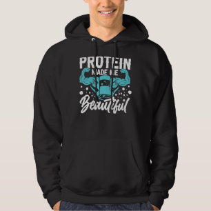 Veste À Capuche Protein Shakes Powder Whey Boissons Snacks Vegan F