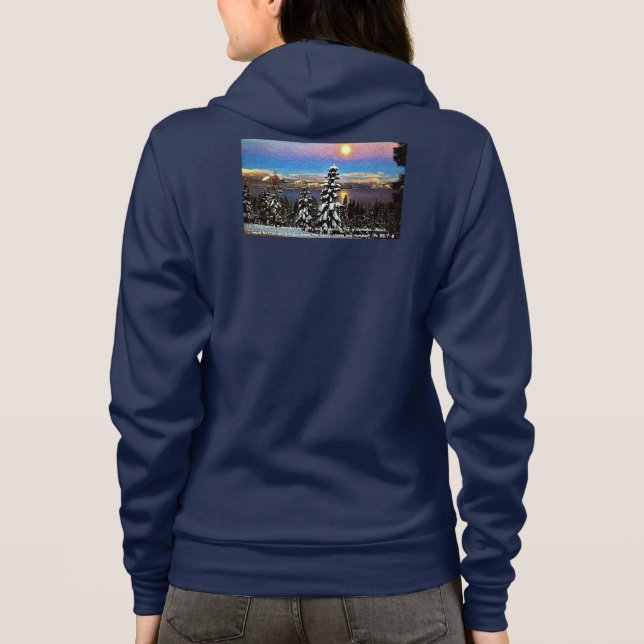Veste À Capuche Psa 55:7-8 (Dos)