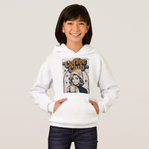 Veste à capuche pull-over Coffee Club pour enfants