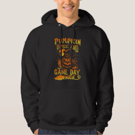 Veste À Capuche Pumpkin Spice And Game Day Sports Halloween