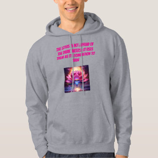Veste À Capuche Pureté Lotus poussant dans la boue design T Shirt
