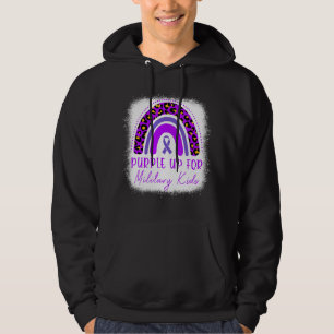 Veste À Capuche Purple Up S Militaire Mois Enfant Bleu Arc-En-Ciel