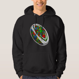 Veste À Capuche Puzzle amusant Rugby Sensibilisation sur l'autisme