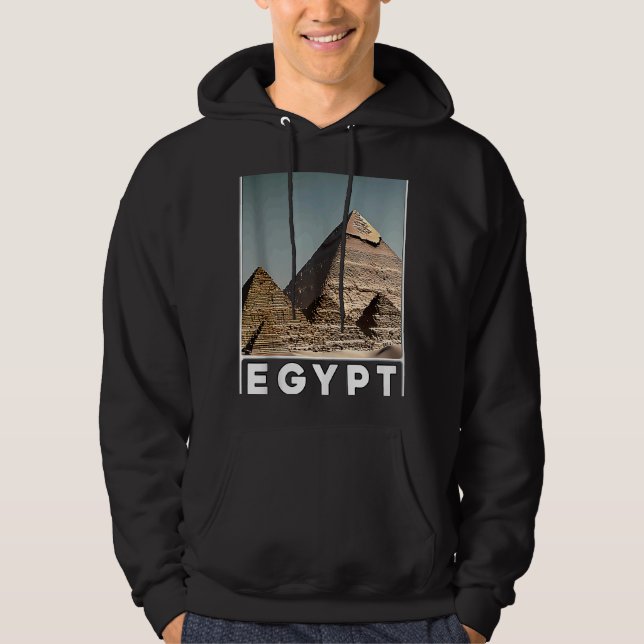 Veste À Capuche Pyramides de Gizeh Le Caire Egypte (Devant)