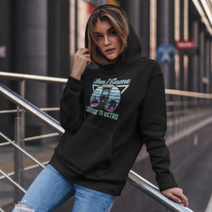 Veste À Capuche Quand je joue, je choisis de rétro - jeu vidéo