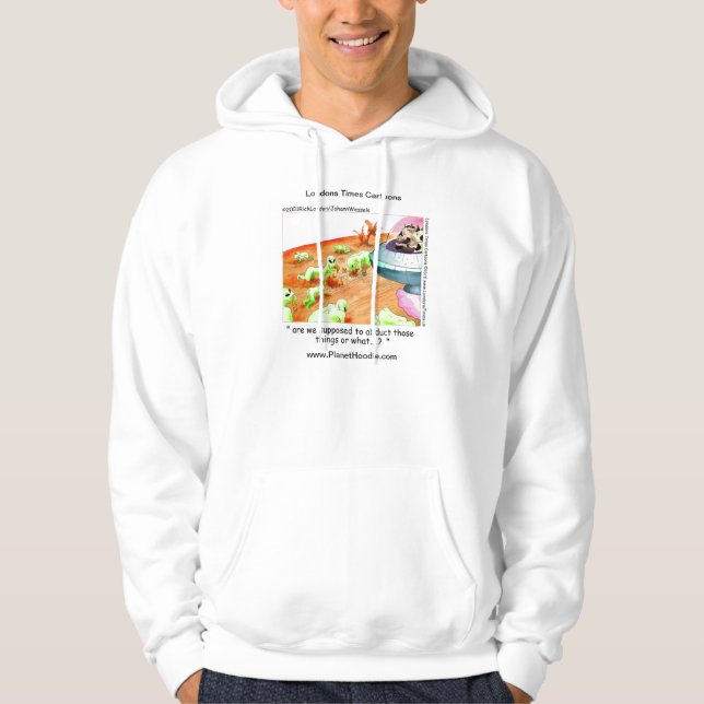 Veste À Capuche Quand les vaches gouvernaient L'Univers Drôle Swea (Devant)