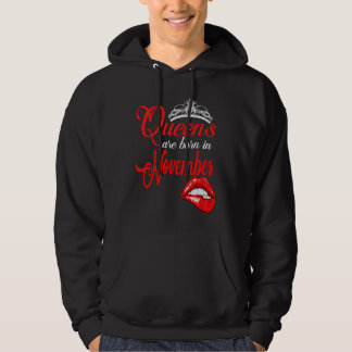 Veste À Capuche Queens Are Born In November Zodiac Scorpio Sagitta