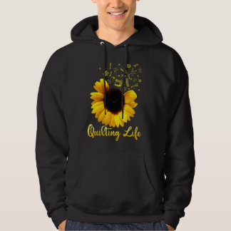 Veste À Capuche Quilting Life Sun Flower Je l'aime tous les jours
