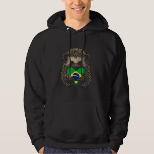 Veste À Capuche Racines brasiliennes Lemur Heart Brésil Pride Brés