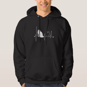 Veste À Capuche Ragdoll Chat Heartbeat Ekg I Love My Ragdoll Chat