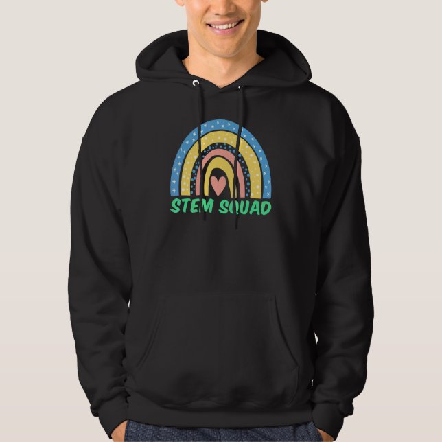 Veste À Capuche Rainbow Stem Science Technique Technique Technique (Devant)