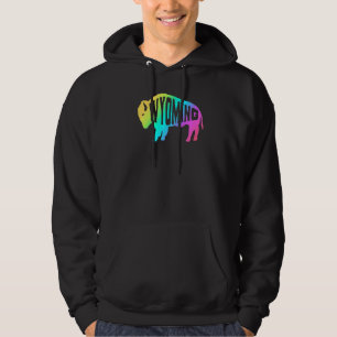 Veste À Capuche Rainbow Wyoming Buffalo Bison