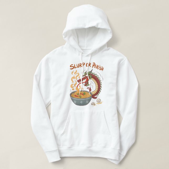 Veste À Capuche Ramen Dragon Fury | Odeur épicée et vapeur de crân (Design devant)