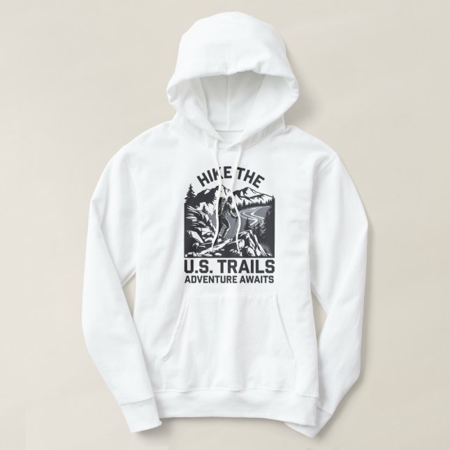 Veste À Capuche Randonner sur les sentiers américains Adventure Aw (Design devant)