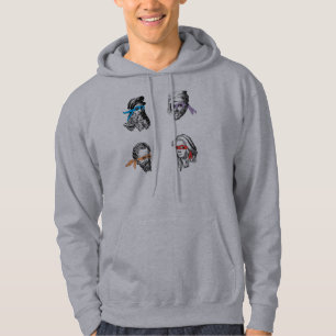 Veste À Capuche Raphael Michelagelo de Leonardo Donatello de Ninja
