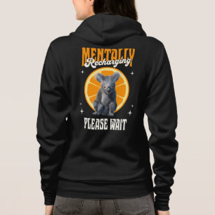 Veste À Capuche Recharge mental de koala introverti Mood Design