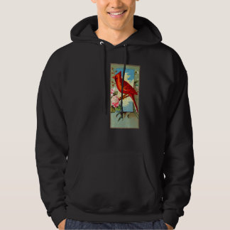 Veste À Capuche Red Cardinal Bird Love Bird Watching Vintage