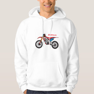 Veste À Capuche Red dirt bike motorcycle