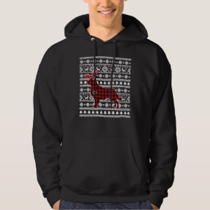 Veste À Capuche Red Plaid Buffalo Golden Retriever Chien Noël P
