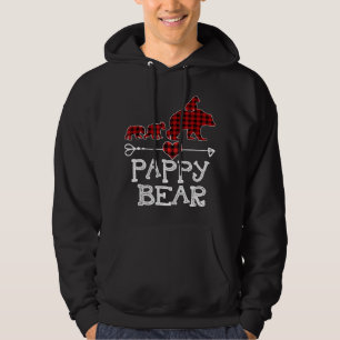 Veste À Capuche Red Plaid Pappy Ours Correspondant Famille Noël Ré