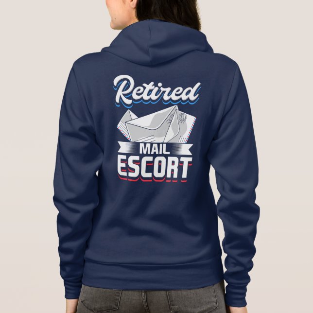 Veste À Capuche Régime de retraite des travailleurs postaux retrai (Dos)