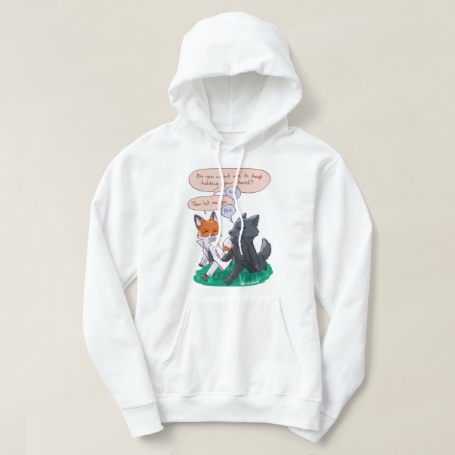 Veste À Capuche renard Kim Dokja et loup Yoo Jonghyuk (Design devant)