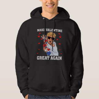 Veste À Capuche Rendre sa grandeur à Valentines Trump Coeurs de se