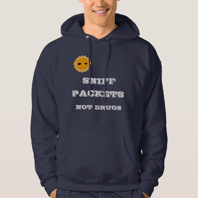 Veste À Capuche Renifleur de paquet : Paquets de reniflement, pas (Devant)