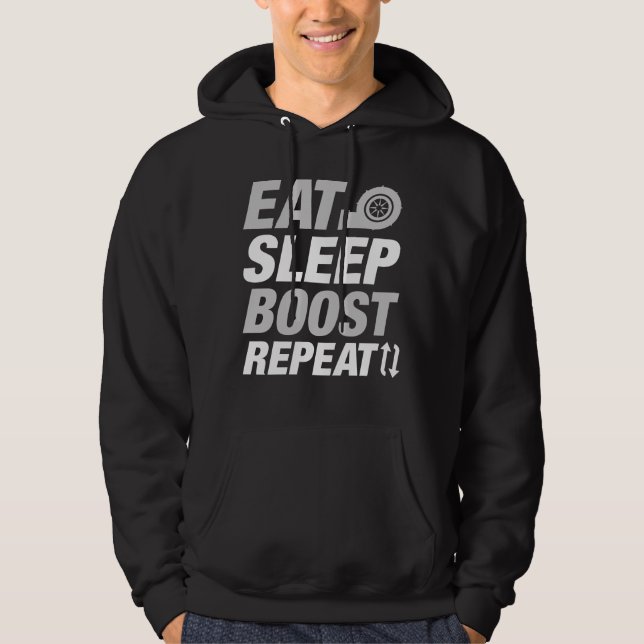 Veste À Capuche Répéter l'accélération du sommeil (Devant)