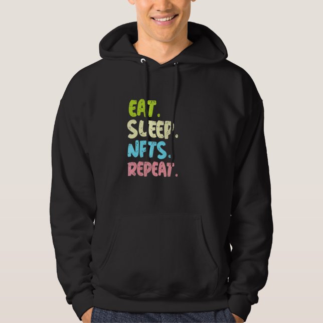 Veste À Capuche Répéter Les Dons De Sommeil Pour Le Collecteur Nft (Devant)