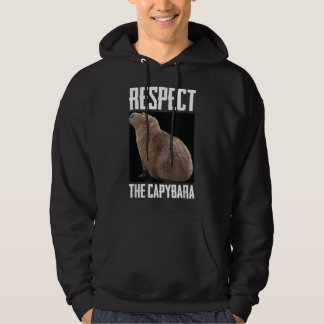 Veste À Capuche Respectez La Capybara Funny Rodent Capibara Photo
