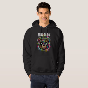 Veste À Capuche Ressentez du Bienheur Chaque Jour – Ours Graffiti