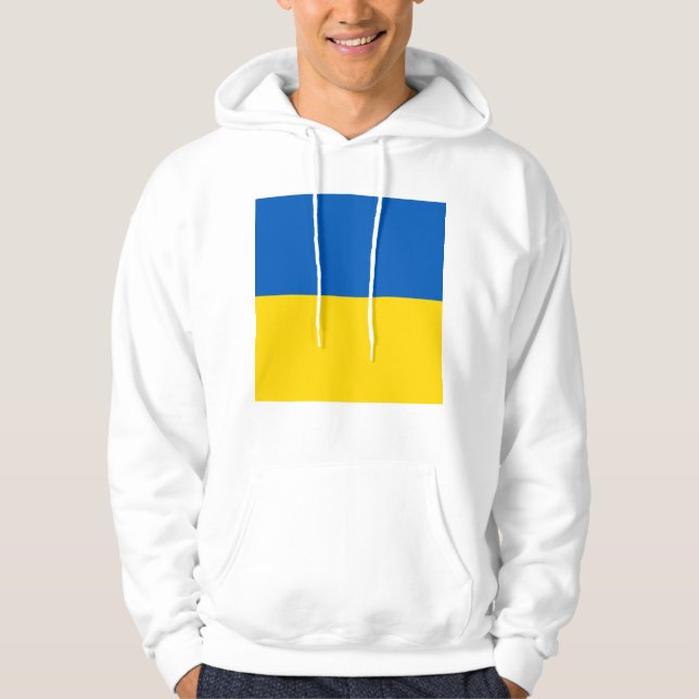 VESTE À CAPUCHE RESTEZ AVEC L'UKRAINE ! (Devant)