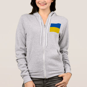 VESTE À CAPUCHE RESTEZ AVEC L'UKRAINE !