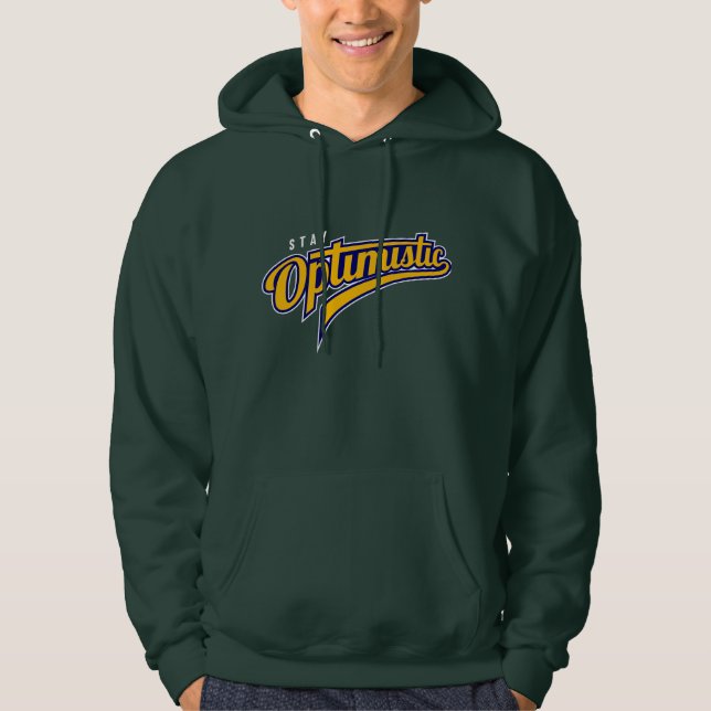Veste À Capuche Restez optimiste (Devant)