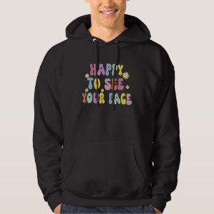 Veste À Capuche Retour à l'école Enseignant Heureux de Voir Votre
