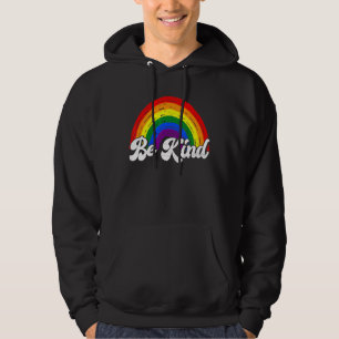 Veste À Capuche Retro Be Genre Lgbtq+ Gay Lesbian Trans Pans Pride