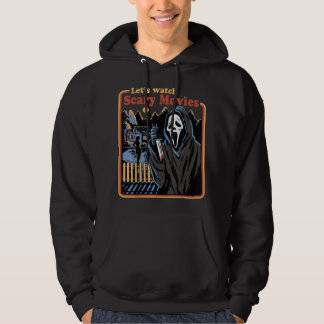 Veste À Capuche Retro Halloween Regardons Les Films D’Horreur Effr