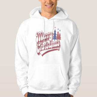 Veste À Capuche Retro Holiday Cheval : Joyeux Noël Design