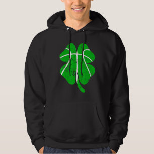 Veste À Capuche Retro Irish Shamrock Basketball Sports St Patrick