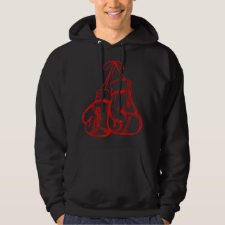 Veste À Capuche Retro Love Red Boxing Gants Cadeaux Boxer Cadeau 5