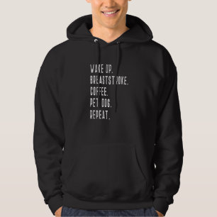 Veste À Capuche Réveillez-vous Brasse Café Caresse Chien Répétez N