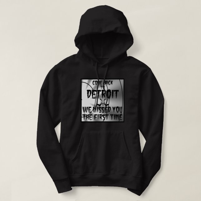Veste À Capuche Revenu à Detroit nous vous avons manqués la (Design devant)