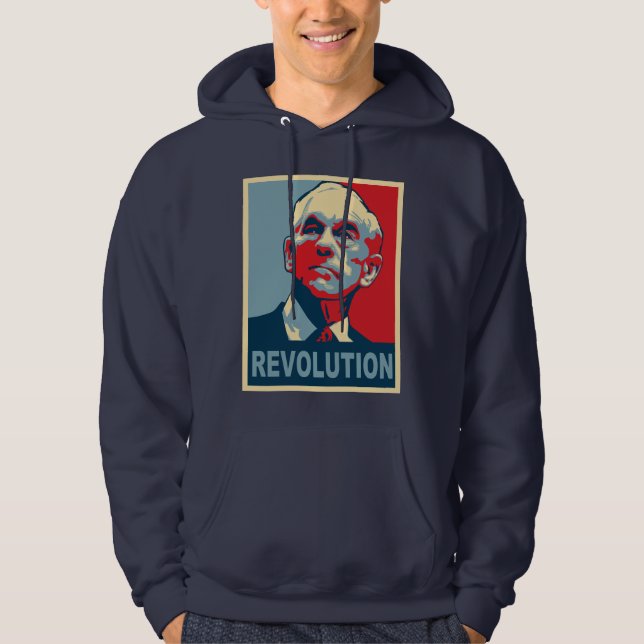 Veste À Capuche Révolution de Ron Paul (Devant)